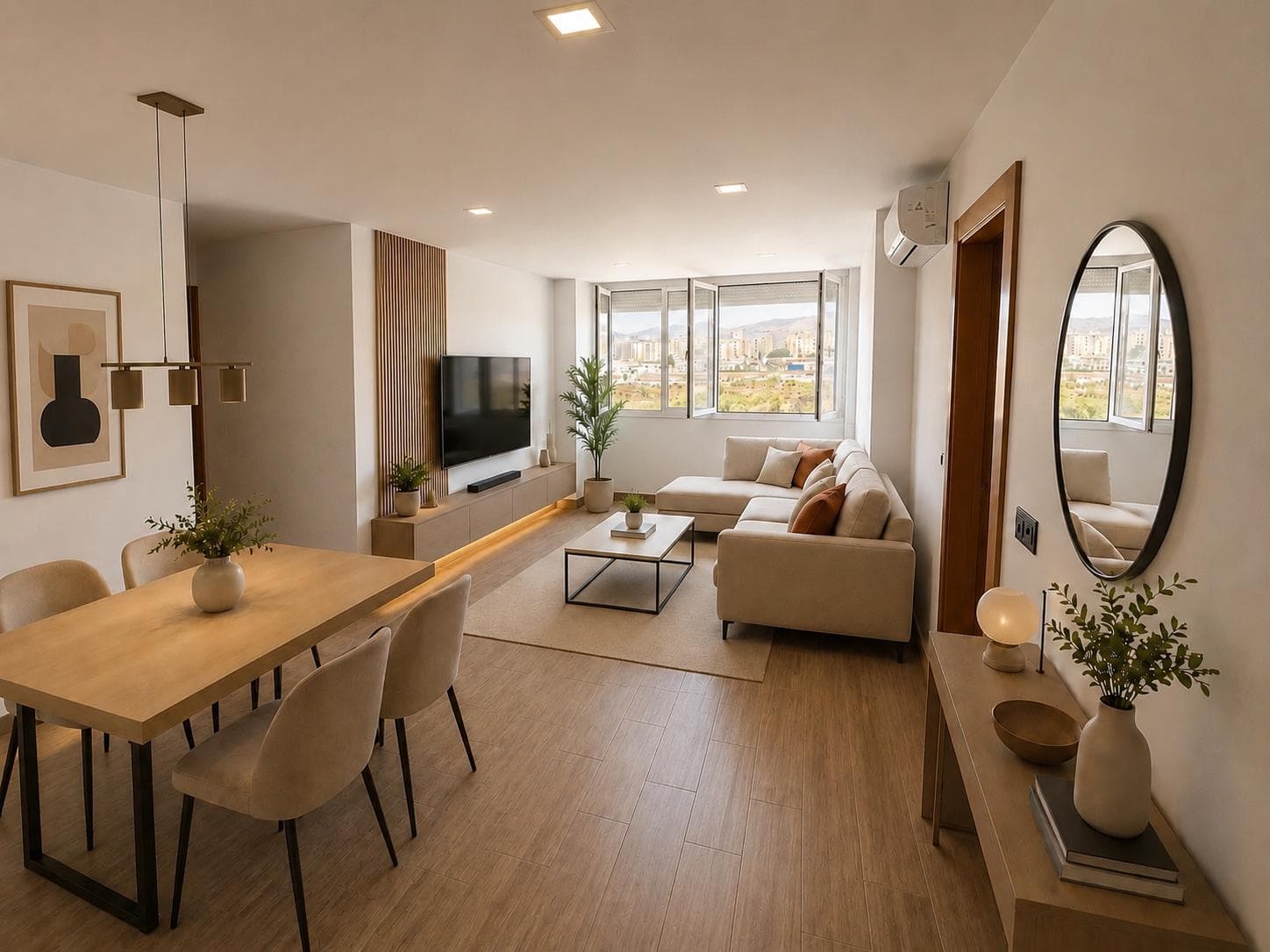Piso reformado en El Torcal con vistas panorámicas a Málaga con 3 dormitorios