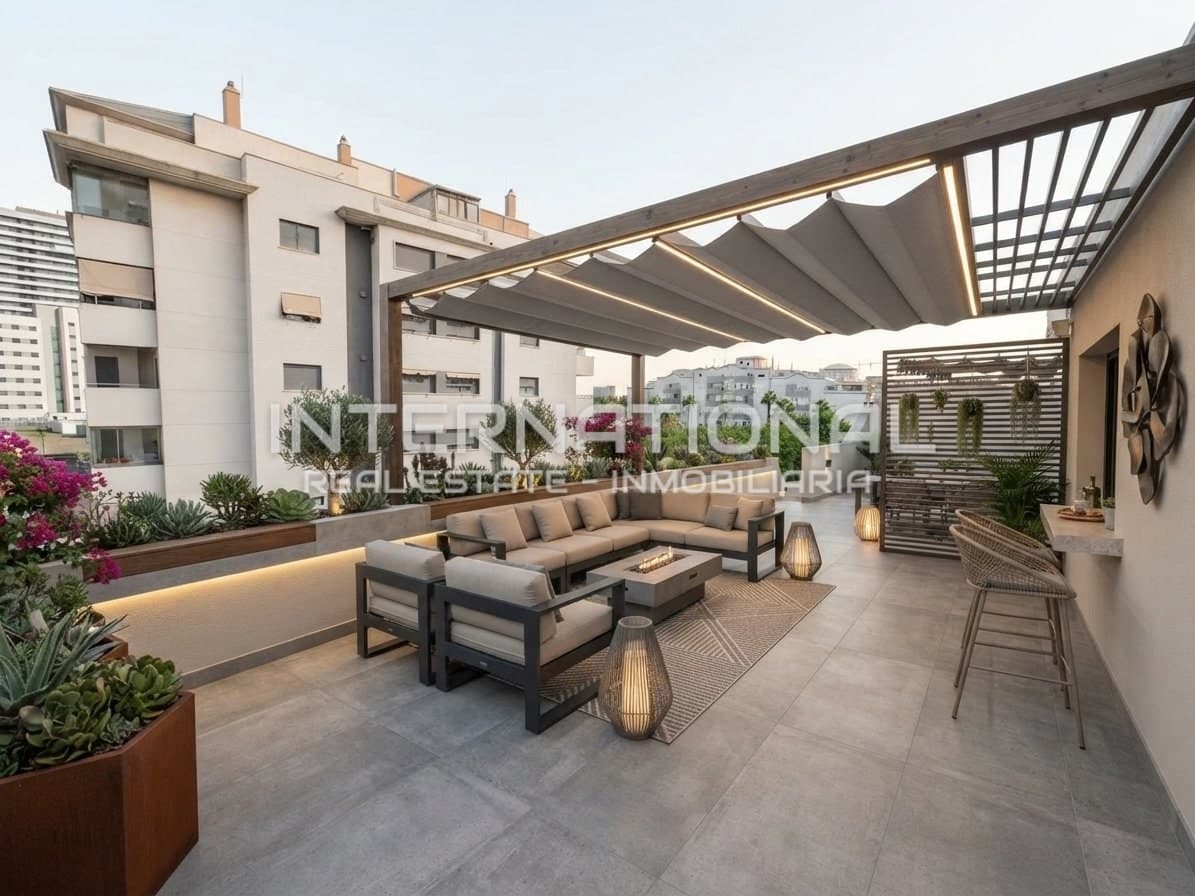Penthouse by the sea in Pacífico with 3 bedrooms, 2 terraces