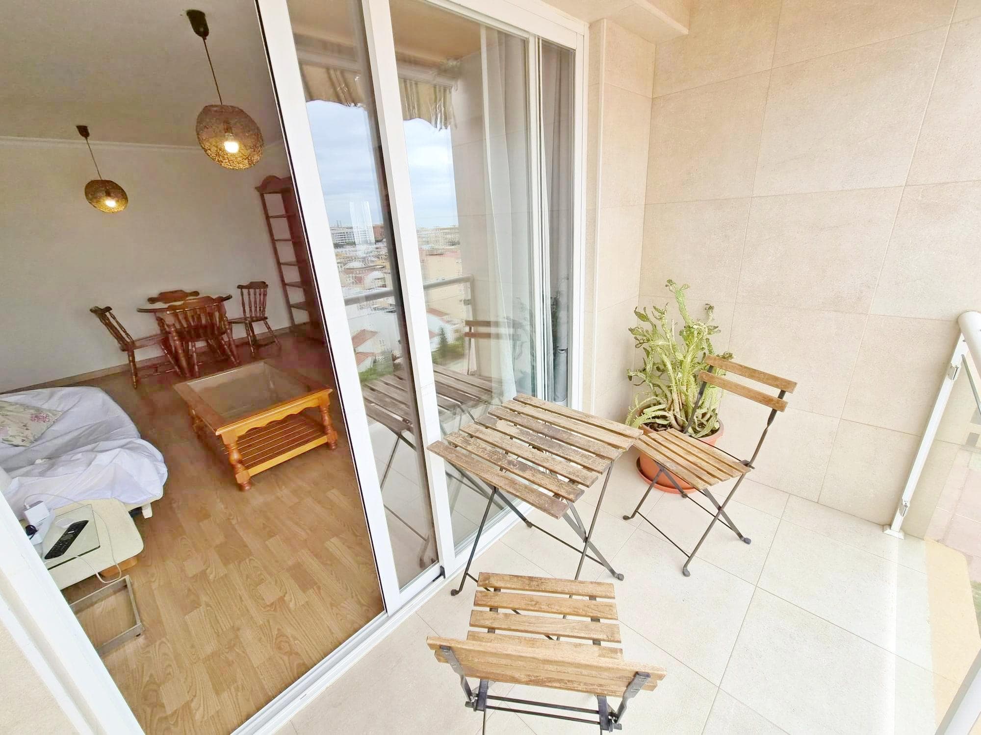 Apartment in Huelin renovated with sea views on the twelfth floor with terrace